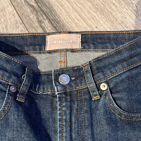 Dark wash high rise Everlane jeans - Picture 2 of 6